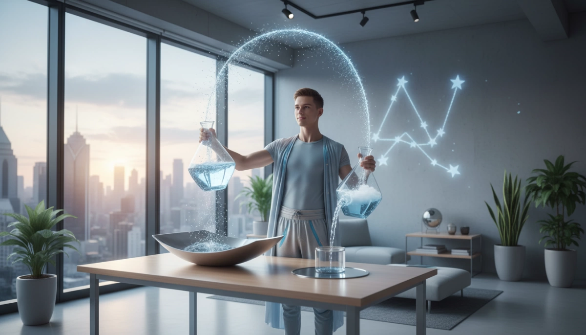 Aquarius symbol mythological origins water bearer