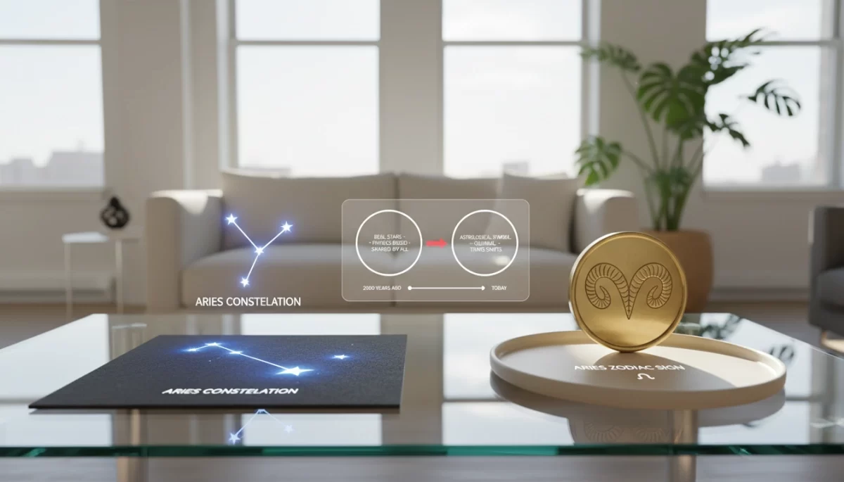 Aries Constellation vs Zodiac Sign Differences