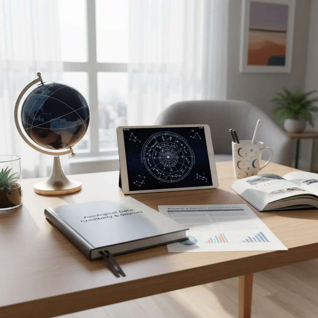 Astronomical datasets and astrological charts overview