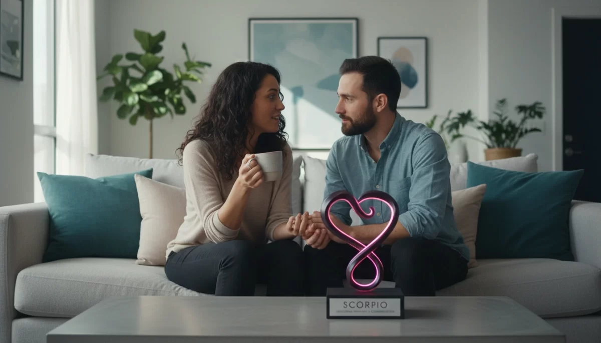 Couple holding hands representing intimacy