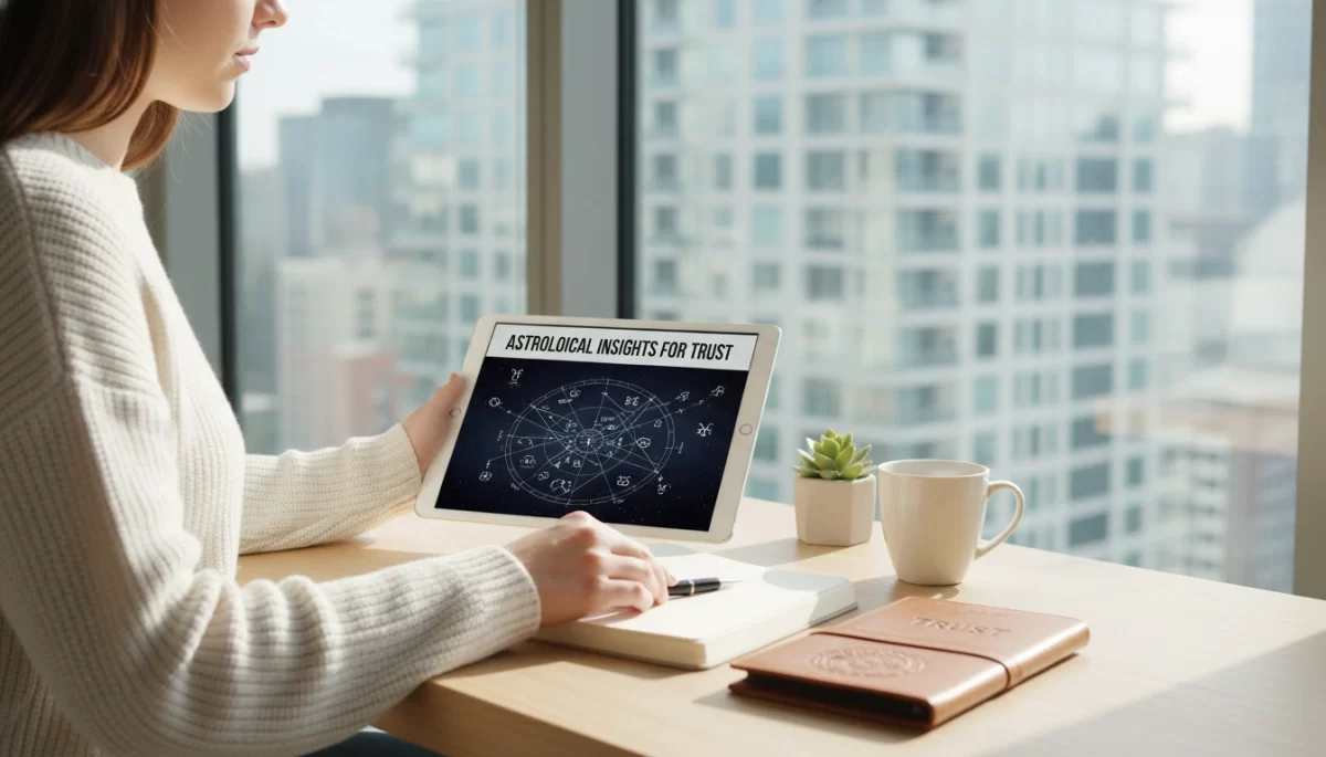 Infographic showing zodiac signs and traits