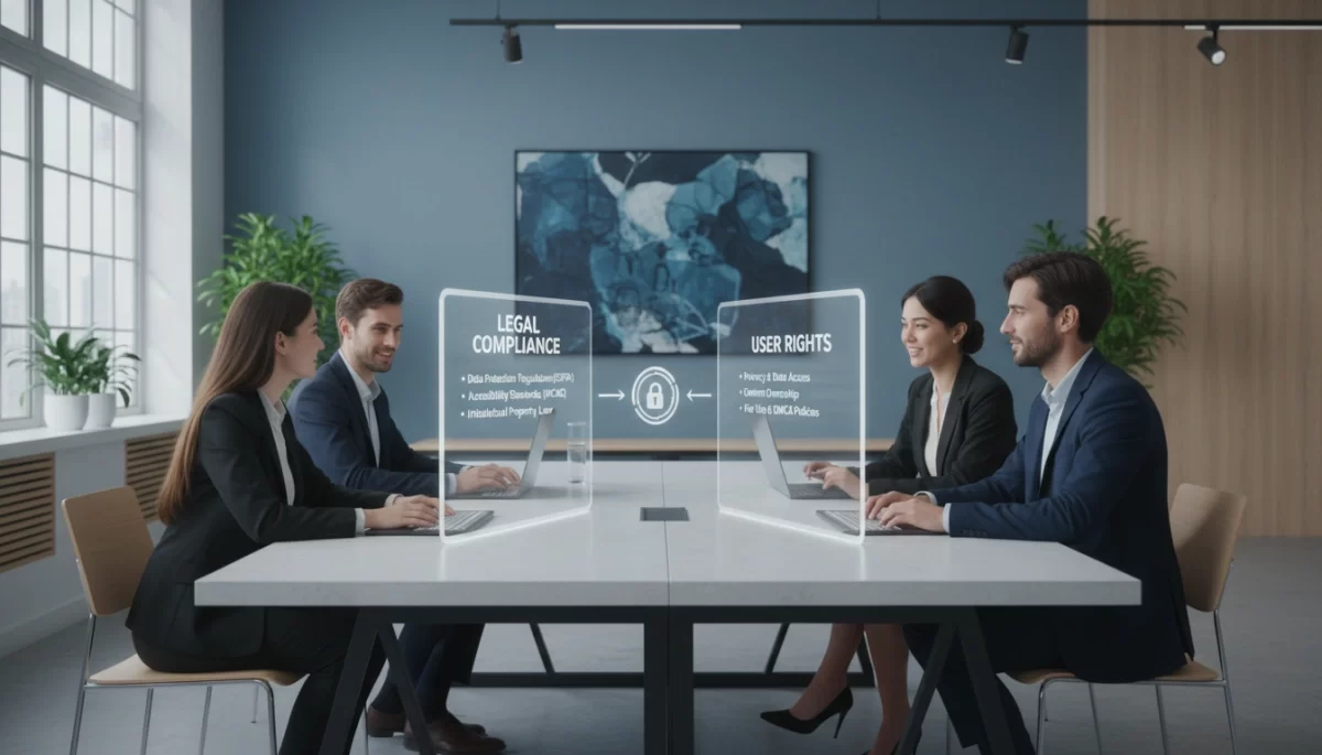 Legal scales balancing liability limits