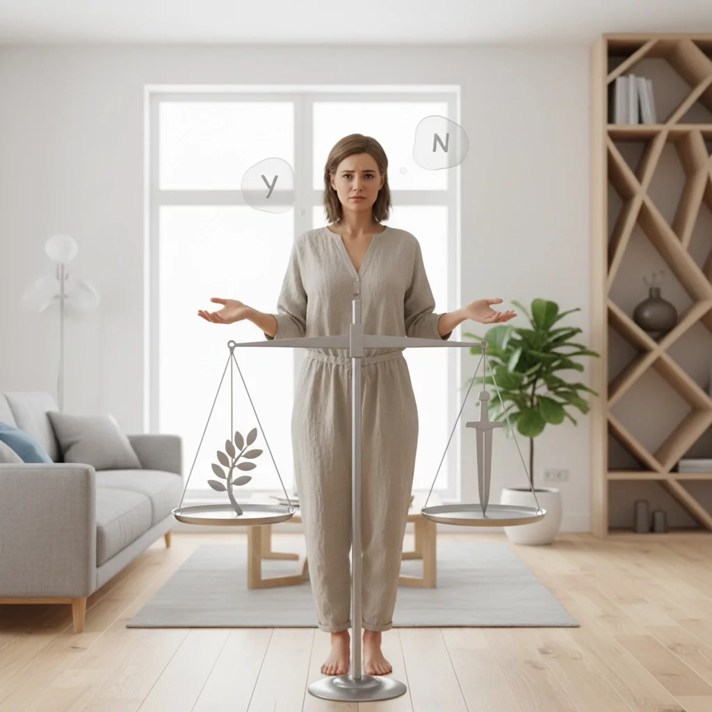 Libra zodiac sign scales illustration