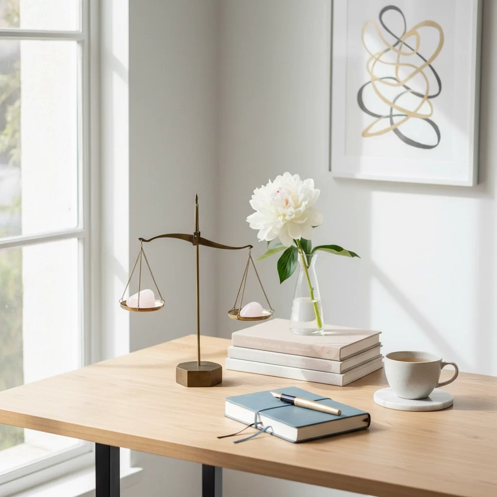 Libra zodiac sign symbolizing Venus influence