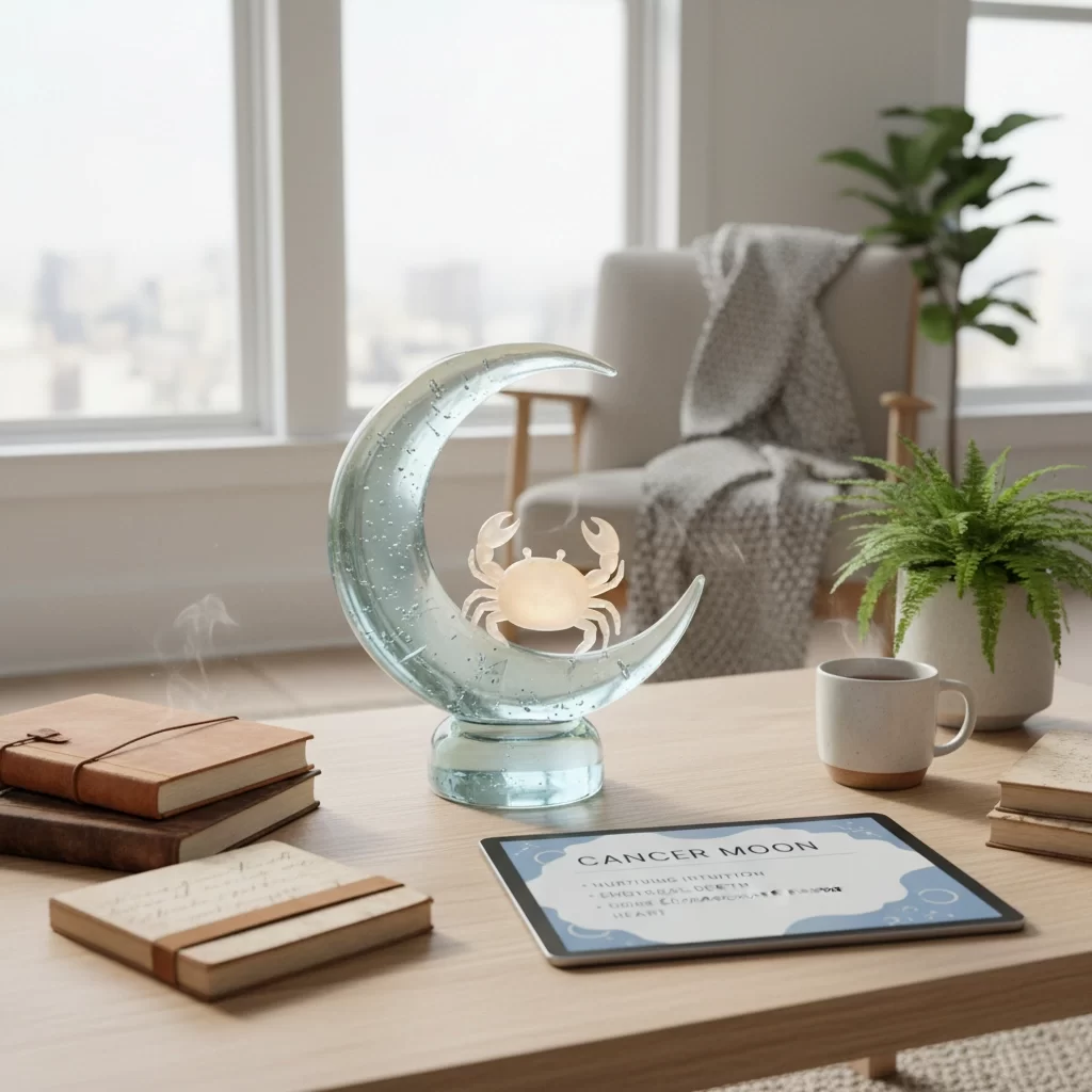 Moon as the guiding star of Cancer zodiac sign