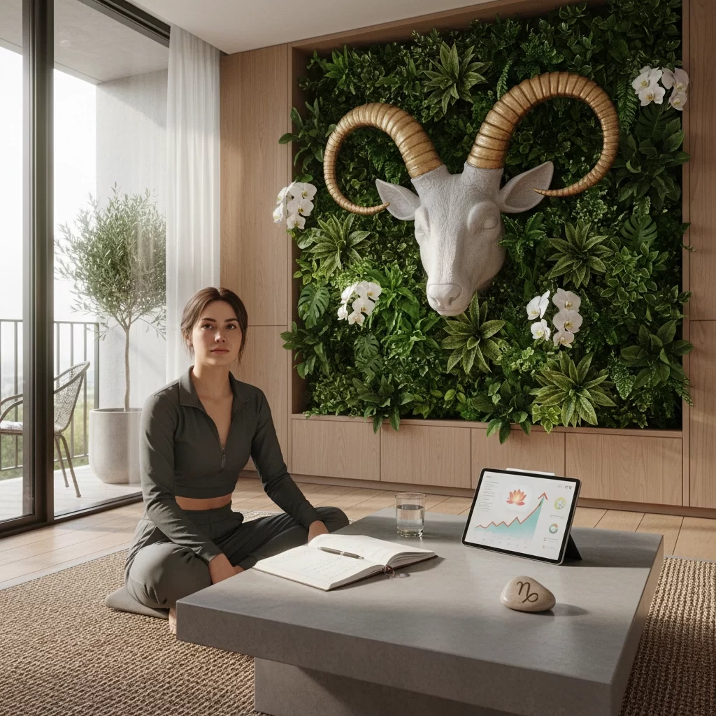 Saturn in Capricorn, symbolizing discipline and growth