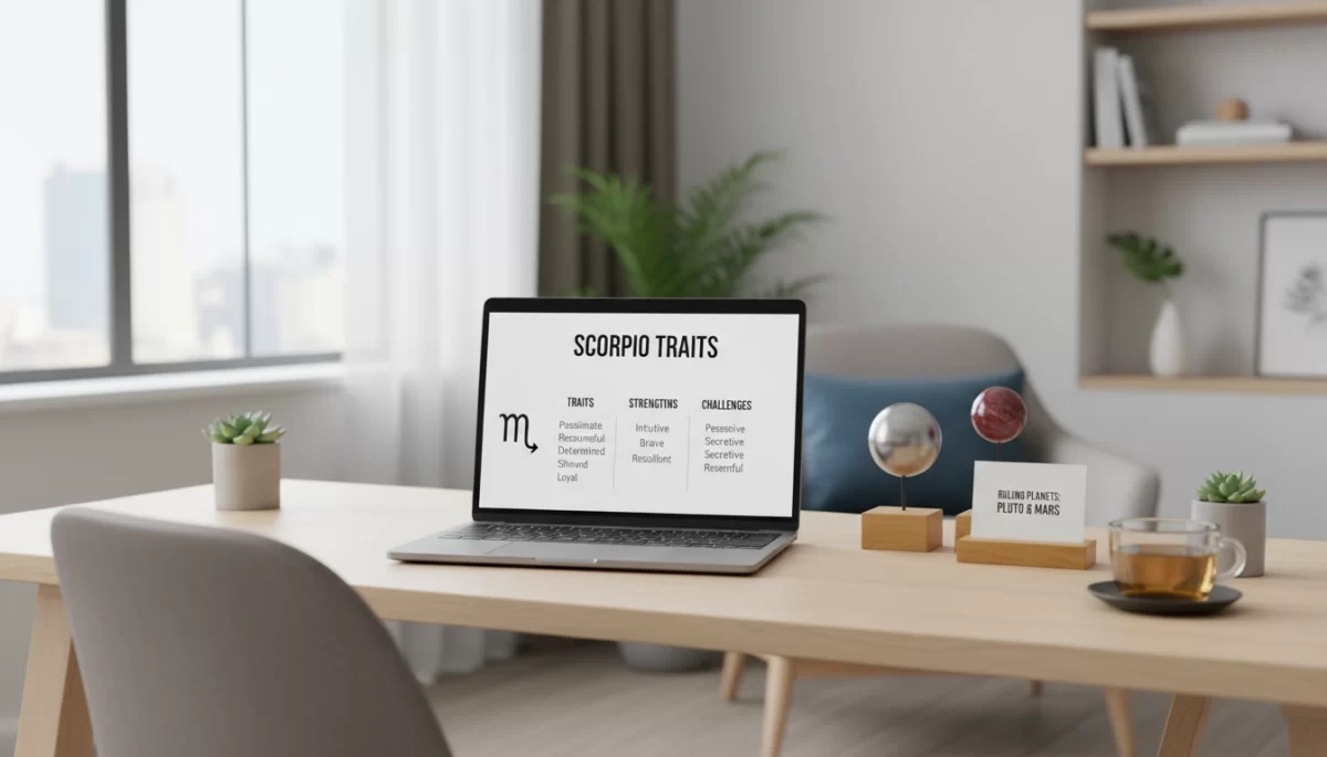 Scorpio Zodiac Sign Illustration