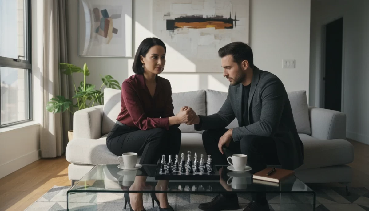 Symbolic abstract representation of power and challenge in zodiac context