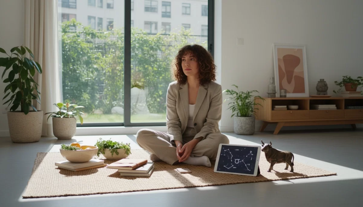 Taurus self discovery symbolic illustration