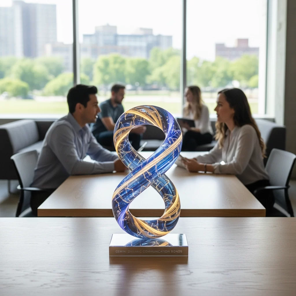 Two people communicating and bonding dynamically