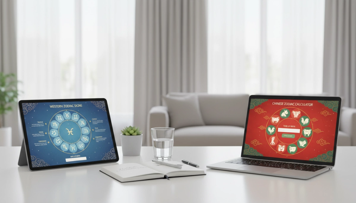 zodiac signs vs chinese zodiac calculator guide